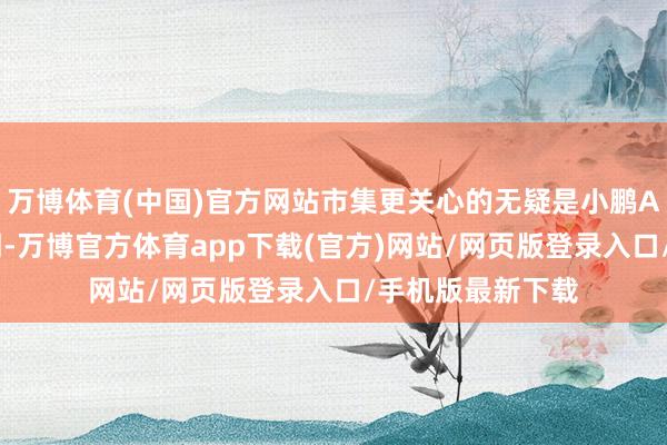 万博体育(中国)官方网站市集更关心的无疑是小鹏AI时代的落地时期-万博官方体育app下载(官方)网站/网页版登录入口/手机版最新下载