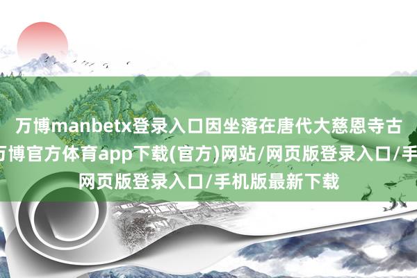 万博manbetx登录入口因坐落在唐代大慈恩寺古迹上而得名-万博官方体育app下载(官方)网站/网页版登录入口/手机版最新下载