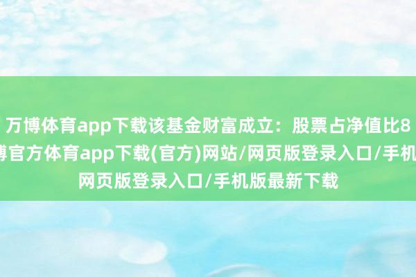 万博体育app下载该基金财富成立：股票占净值比86.14%-万博官方体育app下载(官方)网站/网页版登录入口/手机版最新下载
