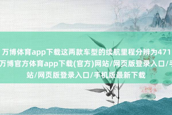 万博体育app下载这两款车型的续航里程分辨为471km和665km-万博官方体育app下载(官方)网站/网页版登录入口/手机版最新下载