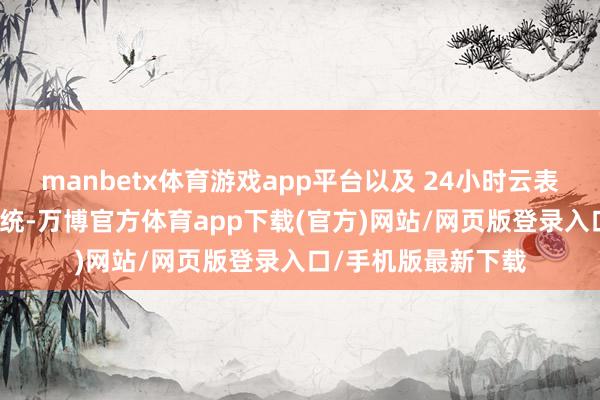 manbetx体育游戏app平台以及 24小时云表实时AI电板预警系统-万博官方体育app下载(官方)网站/网页版登录入口/手机版最新下载