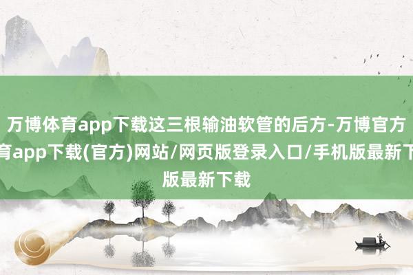 万博体育app下载这三根输油软管的后方-万博官方体育app下载(官方)网站/网页版登录入口/手机版最新下载