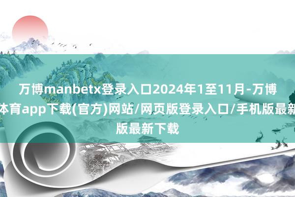 万博manbetx登录入口2024年1至11月-万博官方体育app下载(官方)网站/网页版登录入口/手机版最新下载