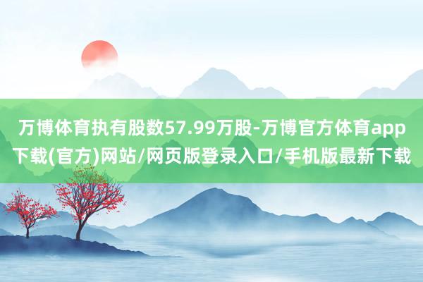 万博体育执有股数57.99万股-万博官方体育app下载(官方)网站/网页版登录入口/手机版最新下载