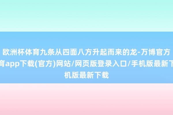 欧洲杯体育九条从四面八方升起而来的龙-万博官方体育app下载(官方)网站/网页版登录入口/手机版最新下载