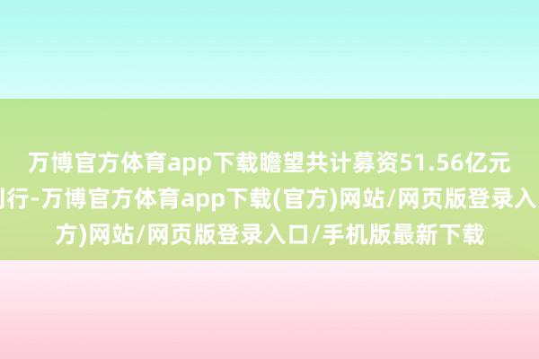 万博官方体育app下载瞻望共计募资51.56亿元下周将有4只新股刊行-万博官方体育app下载(官方)网站/网页版登录入口/手机版最新下载