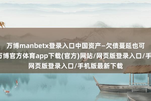 万博manbetx登录入口中国资产—欠债蔓延也可能出现分离-万博官方体育app下载(官方)网站/网页版登录入口/手机版最新下载